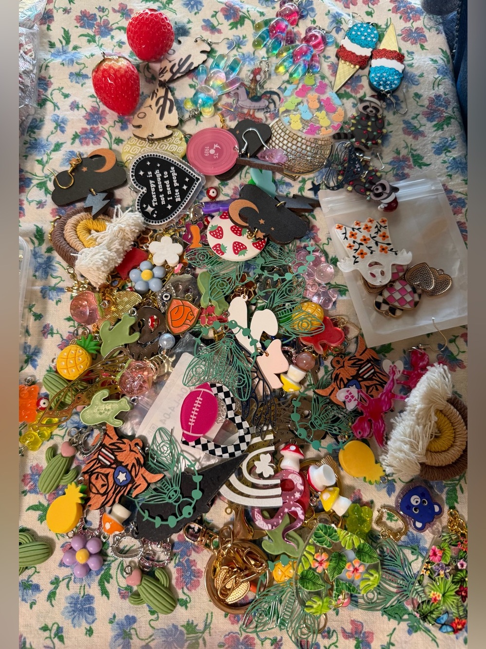 Charms, Earrings, Etc Lot!
